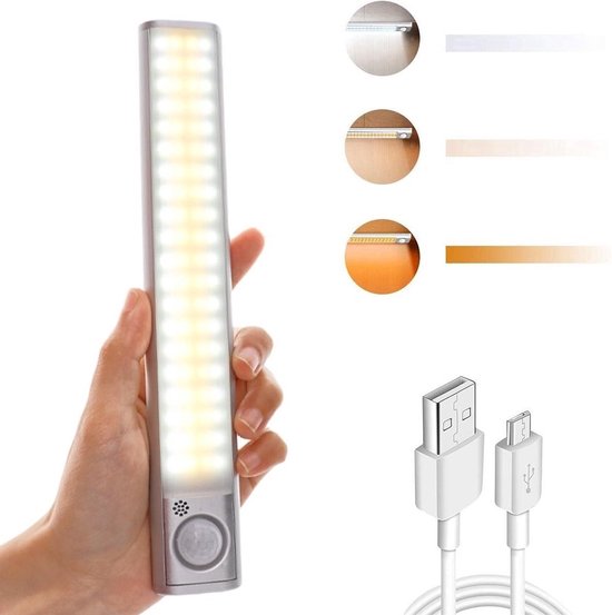 TLVX LED lamp beweging sensor | Kast | Trap | Garage | Schuur | Keuken |  Draadloos |... | bol.com