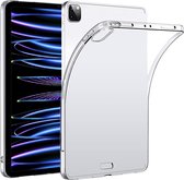 Cazy iPad Pro 11 2021/2022 Hoes - Soft TPU Tablet Case - Transparant