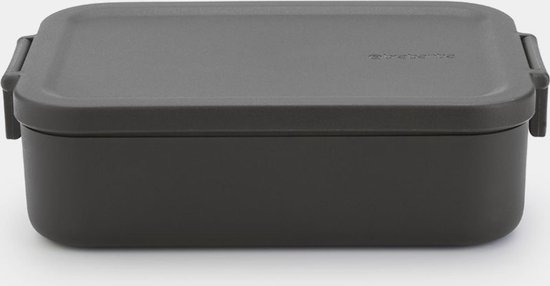 Boîte à lunch Brabantia Make & Take - Medium - Plastique - Gris foncé