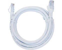 ValeDelucs Internetkabel 1 meter - CAT6 UTP Ethernet kabel RJ45 - Patchkabel LAN Cable Netwerkkabel - Wit
