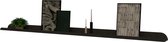 HOYA living - fotolijstplank metaal 150cm - Black - wandplank - fotoplank