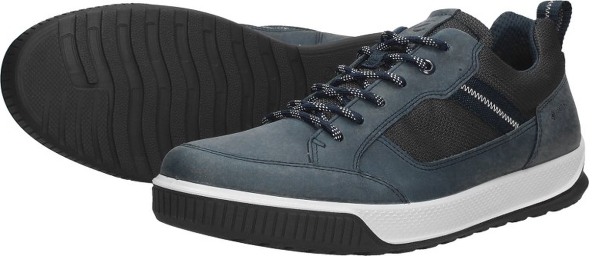 Ecco Byway Tred Sneakers blauw Leer Maat 44 bol