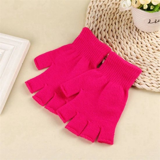 New Age Devi - Roze Vingerloze Handschoenen | Maat One Size Fits All