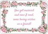 Wenskaart - You Got Married!