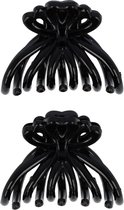 Haarspeld Klemmen Spin Model 4cm Zwart