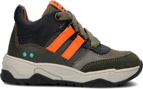 Bunnies JR Garçons Baskets pour femmes Montantes Garcon - Vert - Cuir - Lacets