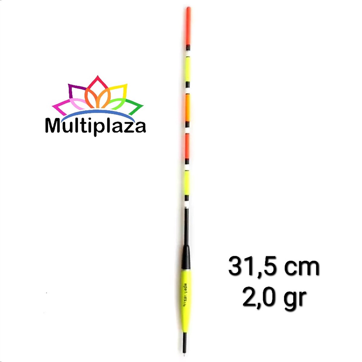 Lange Pendobber ●"Multiplaza "● 2 gram ● 31,5 cm ● vissen - penvissen - karpers - dobber - vis materiaal - vlotter