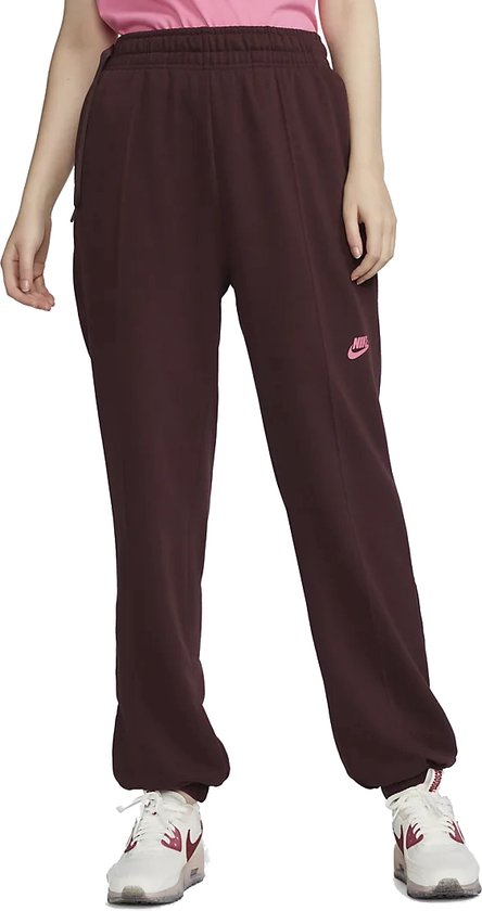 Nike NSW FT Fleece pantalon de survêtement femme bordeaux