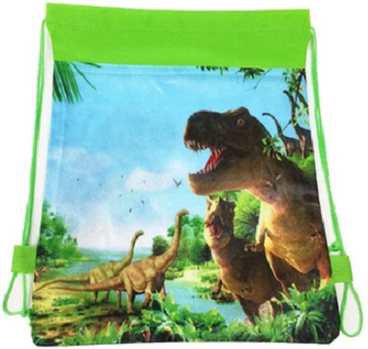 Rugzak Dino - Dinosaurus - Dino - rugtas - Dinosaurus zwemtas - trekkoord - tas - Dinosaurus rugtas - kindertas - Dino bag pack - children's bag pack - 27 x 35