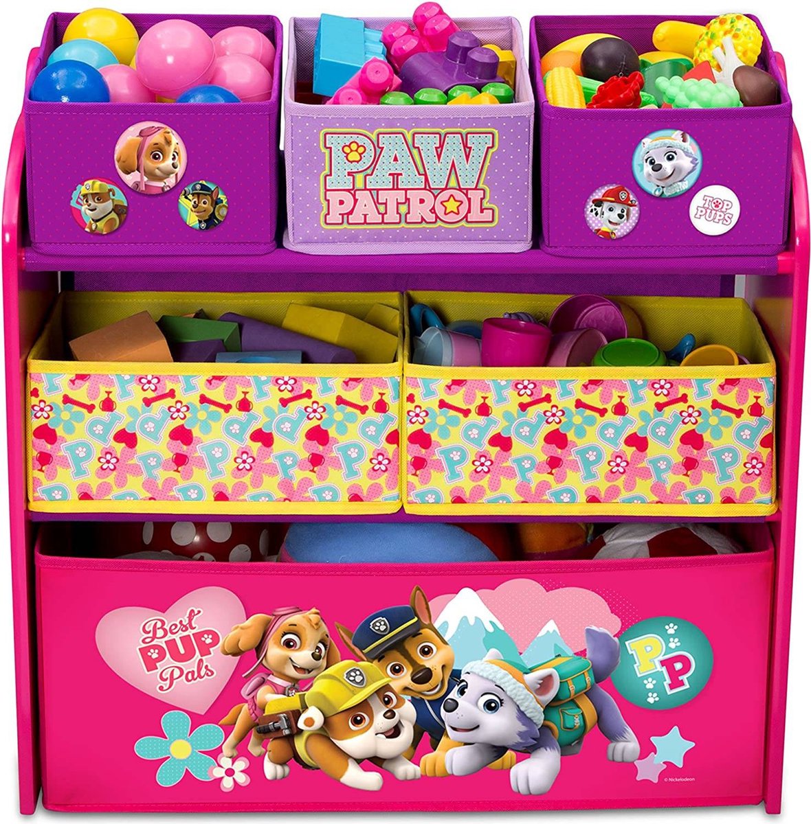 Delta Speelgoedkist - Speelgoed - Opbergbox - Opbergmand - Kinderkamer - Paw Patrol