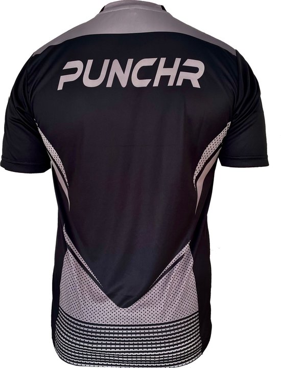 PunchR Dry Tech Training T-Shirt Zwart Grijs - XL