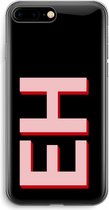 Gepersonaliseerd - Case Company® - Hoesje geschikt voor iPhone 7 PLUS hoesje - Monogram - Soft Cover Telefoonhoesje - Bescherming aan alle Kanten en Schermrand