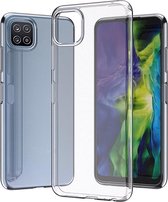 MMOBIEL Siliconen TPU Beschermhoes Geschikt voor Samsung Galaxy A22 5G - 6.6 inch - 2021 - Transparant - Ultradun Back Cover Case