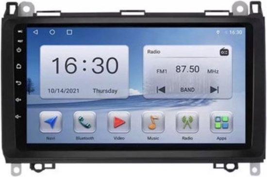 A-Sure Für Mercedes-Benz Viano Vito W639 4 64G 8Core Android 15 SWC GPS WIFI Autoradio (Digitalradio (DAB), FM, AM, 1280*800 IPS Screen/8-Core CPU