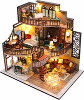Hongda Dream Building Pavilion + Stofkap Miniatuur huisje DIY
