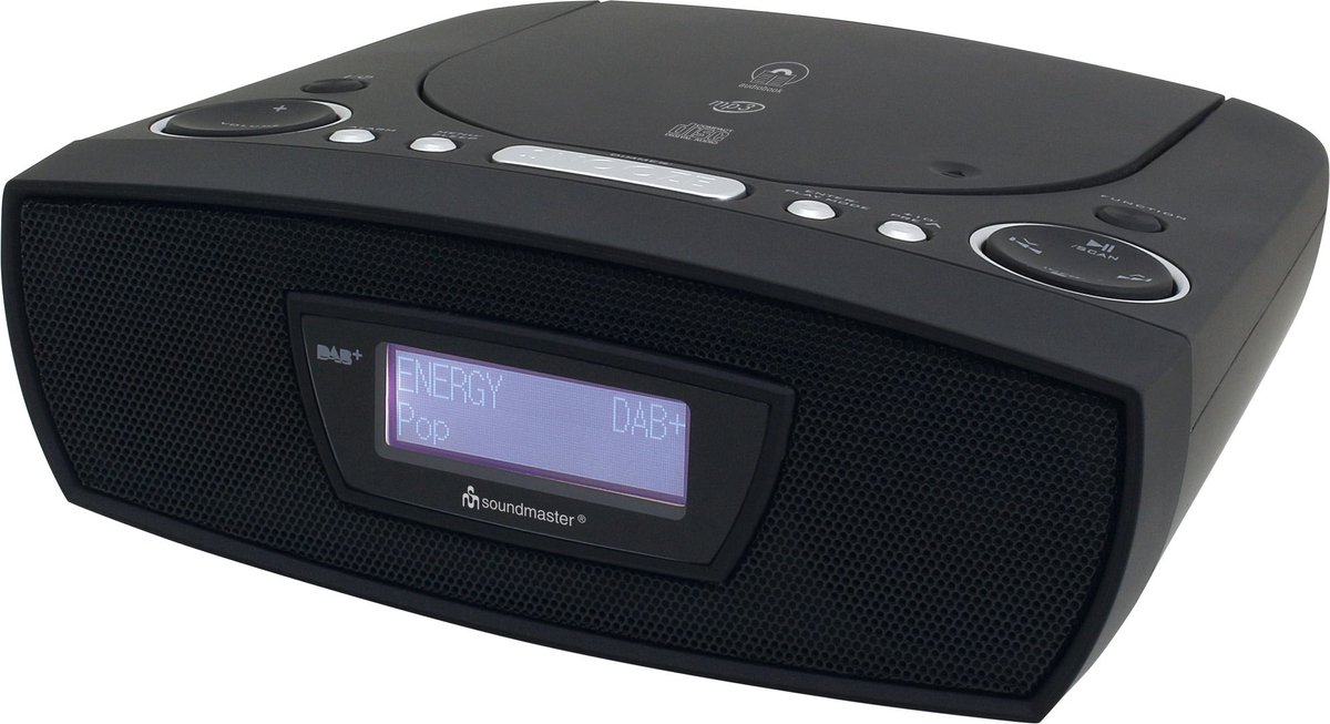 Soundmaster URD480SW DAB+, wekkerradio met CD en USB