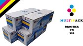 Toner Brother Multipack TN-326 / BKCMY Convient Pour DCP-L8400, L8400CDW, L8400CDN, L8450, L8450CDW, HL-L8250, L8250CDN, L8350, L8350CDW, MFC-L8650, L8650,CDW, L8850 - Compatible