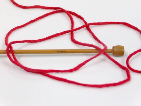 Breiwol rood acryl/katoen kopen - breigaren pakket 4 x 100gram - naalddikte 4-5mm looplengte 160 meter per bol - geschikt voor haken en breien