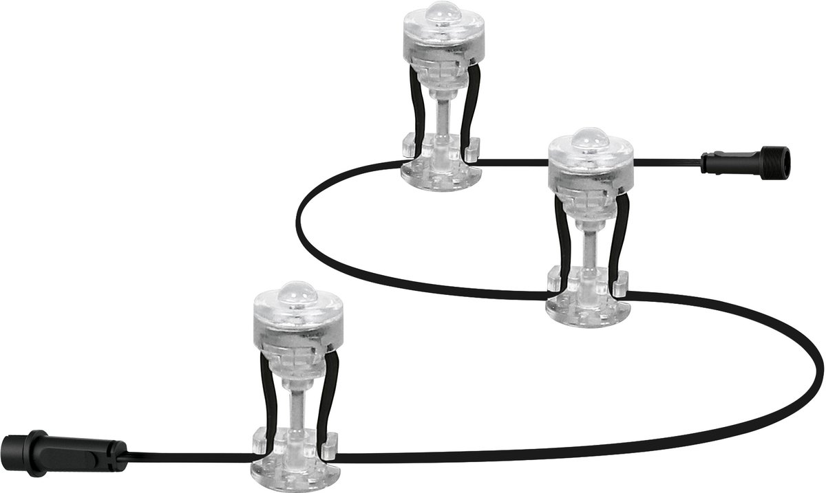 LEDVANCE Slim tuinarmatuur LED: voor grond, SMART+ GARDEN DOT MULTICOLOR / -,7- W, 22-…24- V, stralingshoek: 33, RGB, body materiaal: polycarbonate (pc), IP65