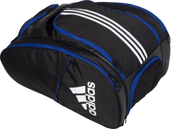 adidas Multigame Racketbag - zwart/blauw