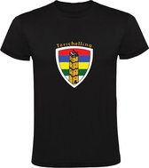Terschelling schild Heren T-shirt | Friesland | Waddeneiland | Vuurtoren | Nederland | Zwart