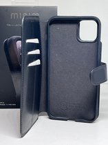 Minim 2 in 1 Wallet Case Premium Leather Black for Apple iPhone 11 Pro Max