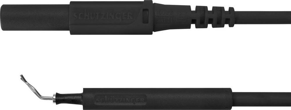Schützinger AL 8322 / ZPK / 1 / 100 / SW Adapterkabel [Stekker 4 mm - Testpunt] Zwart 1 stuk(s)