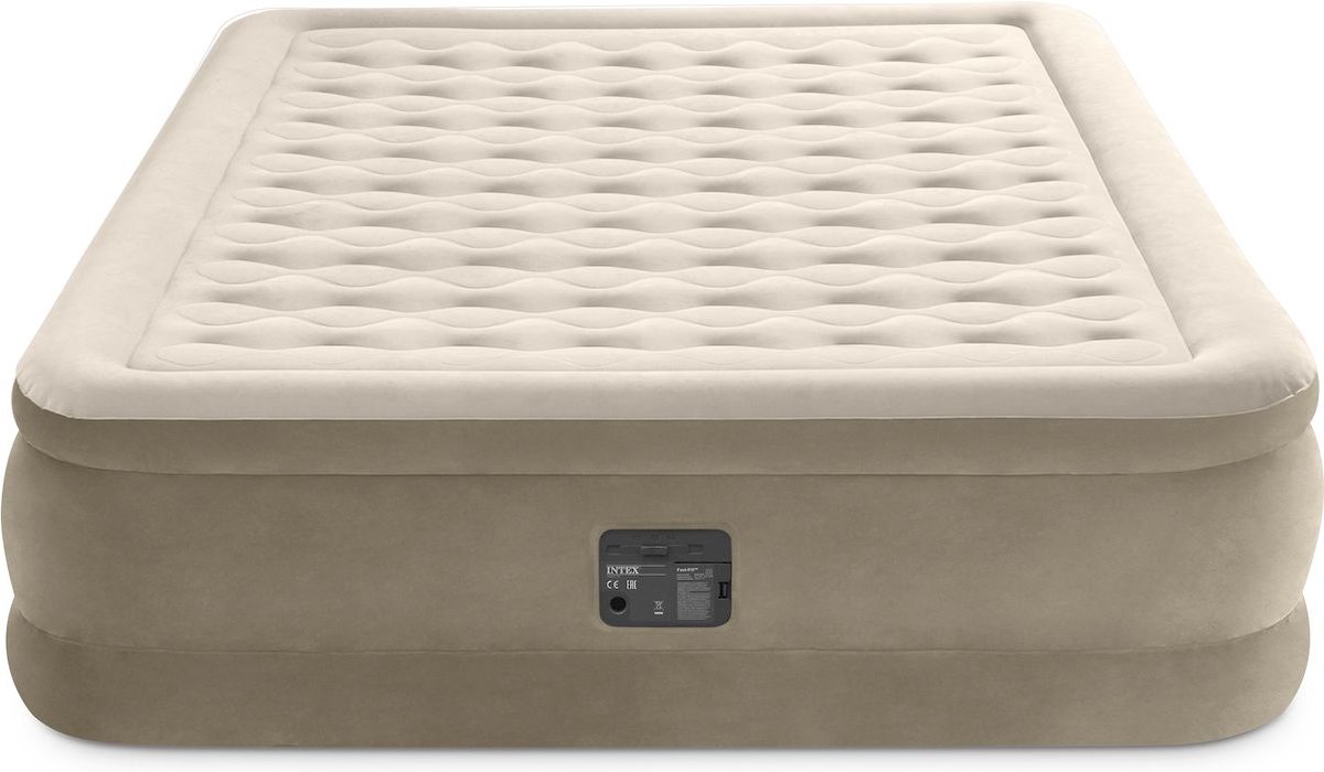 Intex Queen Comfort-Plush Dura-Beam Airbed With Built-in Electric