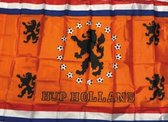 De OranjeFan Oranje vlag / EK voetbal 2024 / EK 2024 / hup holland / maat L / oranje versiering / oranje decoratie / Nederlands elftal / 100 x 70 cm