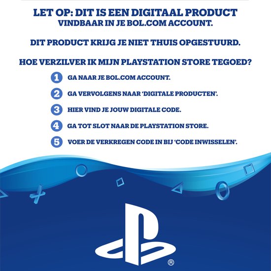 60 euro PlayStation Store tegoed - PSN Playstation Network Kaart (NL) |  bol.com
