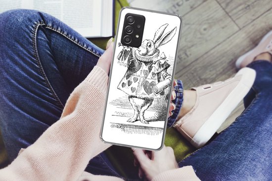 Convient pour coque Samsung Galaxy A53 5G - Lapin - Coque de téléphone en Siliconen