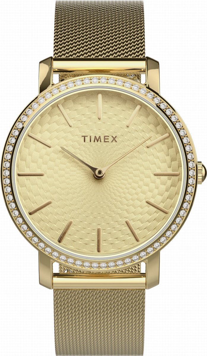 Timex Transcend TW2V52200 Horloge - Staal - Goudkleurig - Ø 34 mm