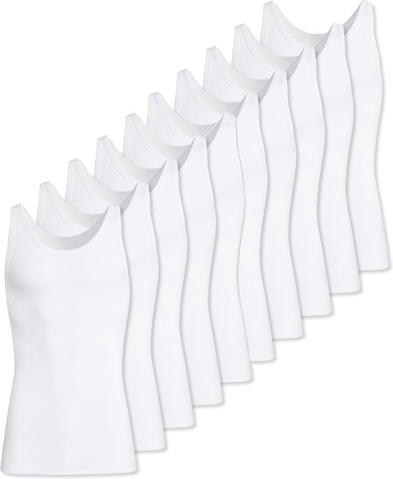 UNDEREA 5 Pack Heren Tanktops Classic Onderhemd Gekamde Fijne Rib 100 Katoen Zwart S 2230937584