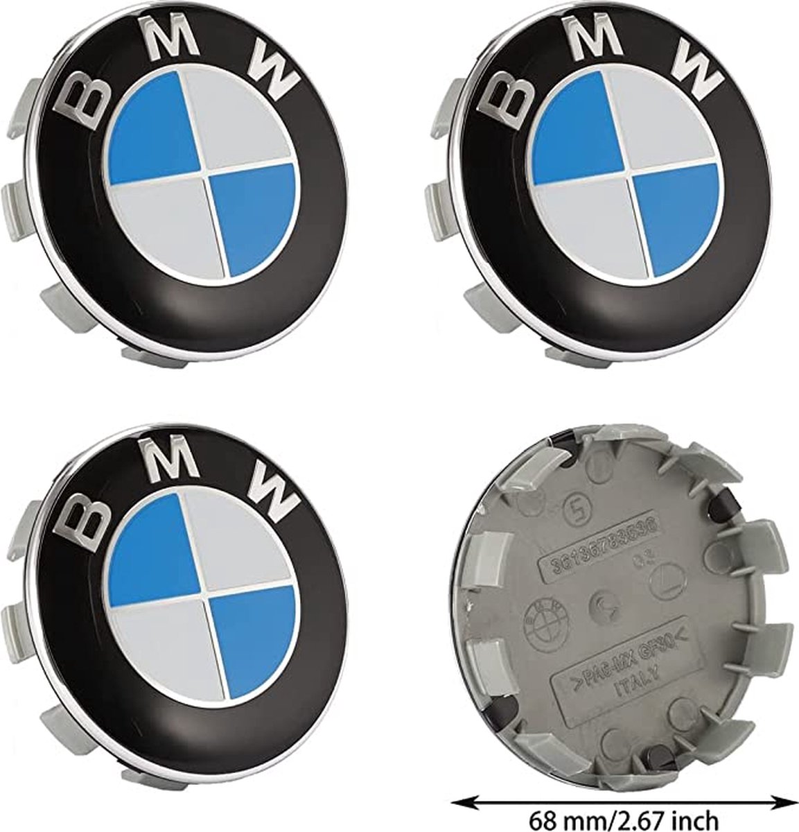 4x Tunershop centreerringen 72,6-66,6 mm