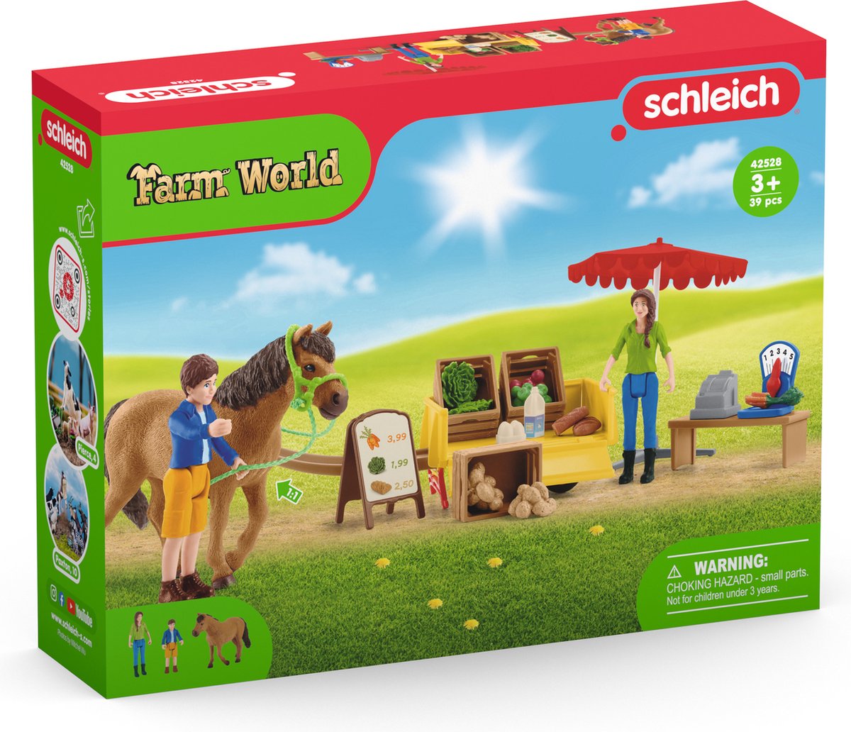 Schleich Farm World - Mobiele farmstand speelfiguur thumbnail 2