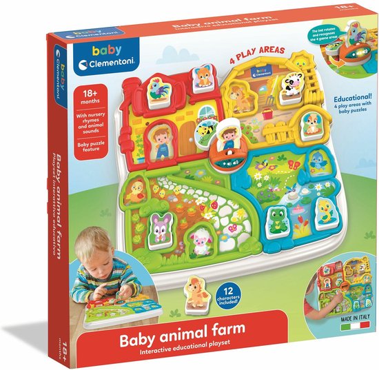 Afbeelding van het spel Clementoni baby boerderij met dieren