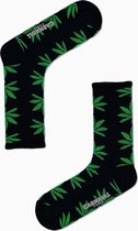 Sokken - Socks - Katoen - Marihuana Patroon Sokken - Verjaardag Cadeau - Unisex - Maat 37-44