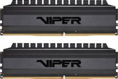 PVB432G320C6K Viper 4 Blackout DIMM Dual Kit, 32GB, DDR4 3200MHz, CL16, HS, Black, 1.35v