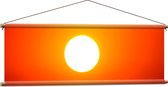 WallClassics - Affiche Textile - Soleil Éclatant - 120x40 cm Photo sur Textile