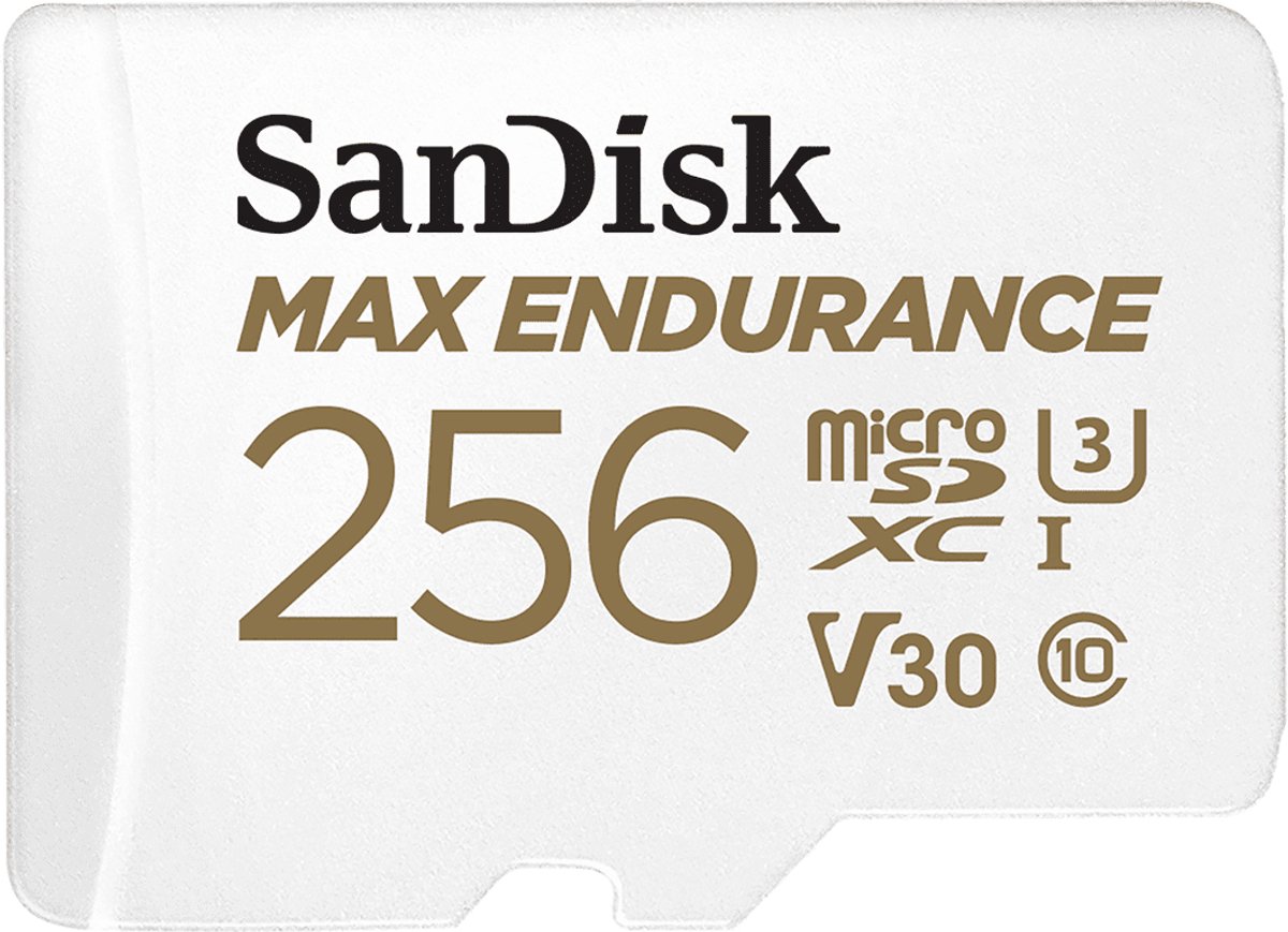 SANDISK MicroSDHC MAX Endurance 256GB incl SD adapter
