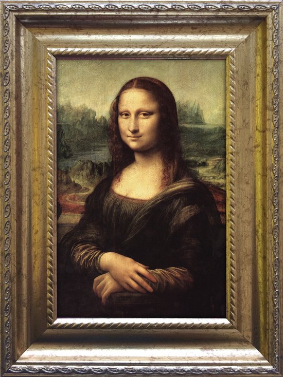Mona Lisa van Leonardo Da Vinci - kunst in het klein - reproductie - kunst  cadeau -... | bol.com