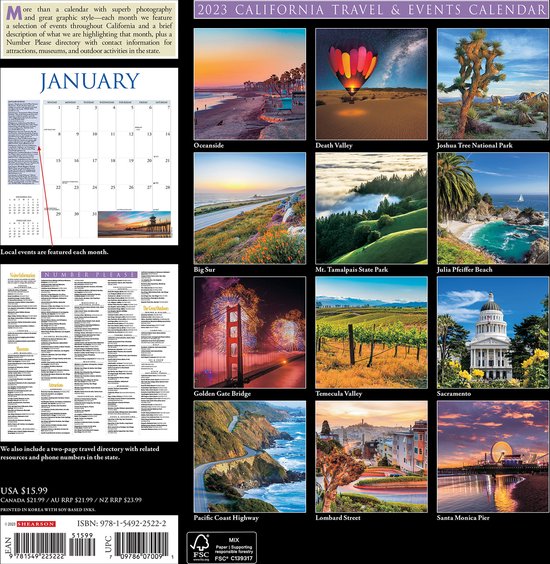 California Kalender 2023