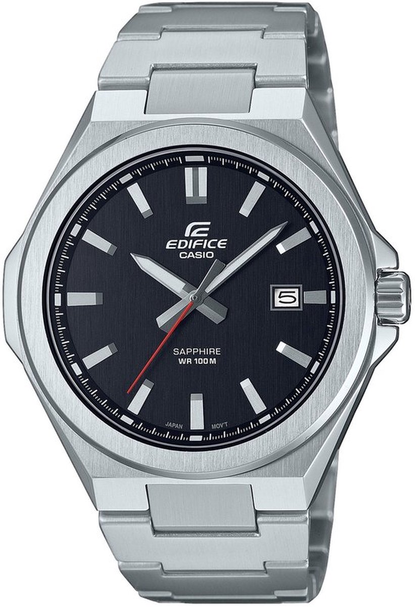 Casio Edifice EFB-108D-1AVUEF Herenhorloge 45 mm - Zilverkleurig