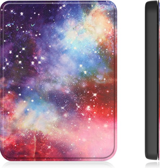 Hoesje Geschikt voor Kobo Clara 2E Hoes Bescherm Hoesje Case Sleep Cover - Hoes Geschikt voor Kobo Clara 2E Hoesje - Galaxy van Hoesje  — afbeelding 3
