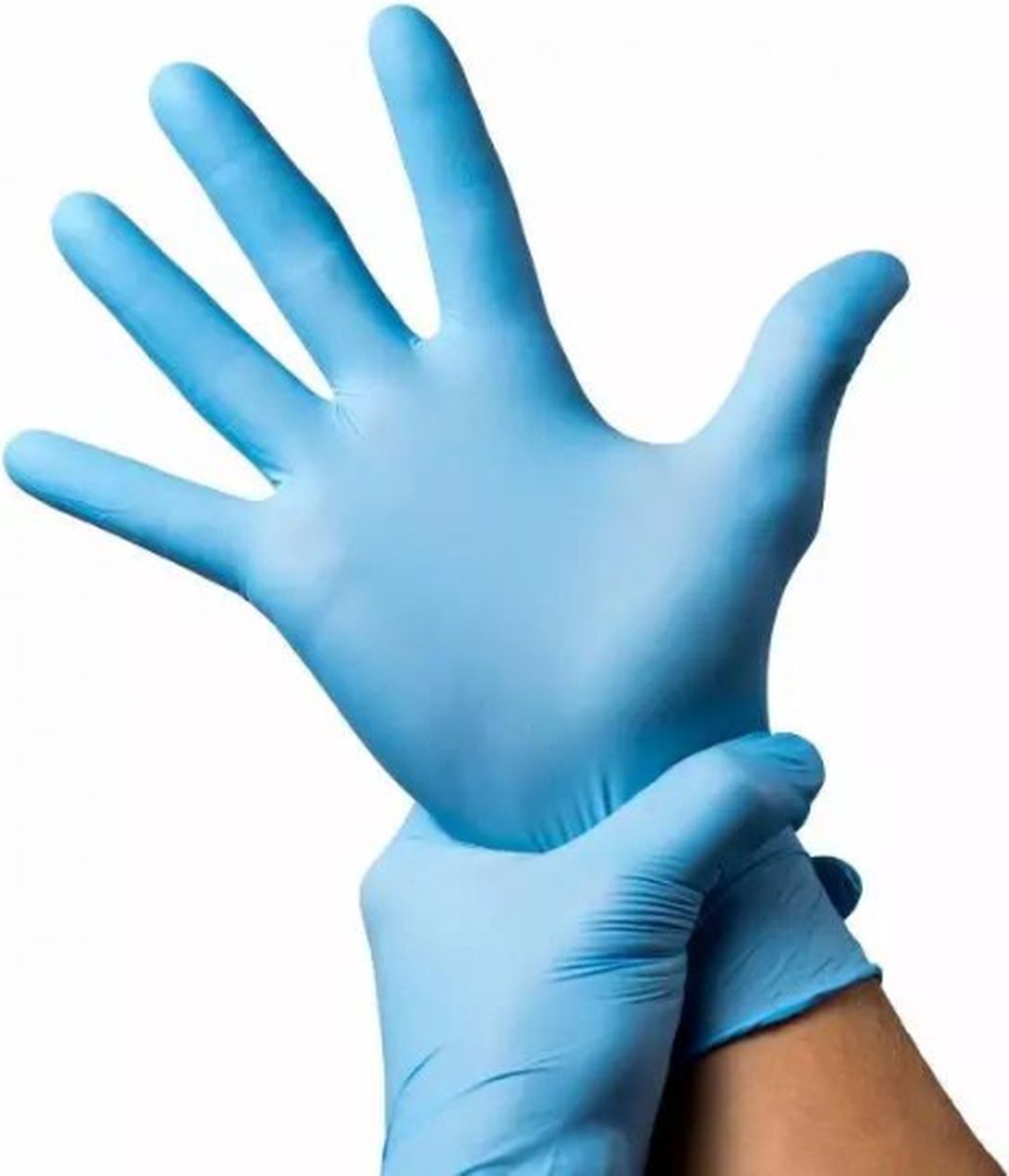 ComFort Handschoen - Nitril - ongepoederd - M - blauw - 100 stuks