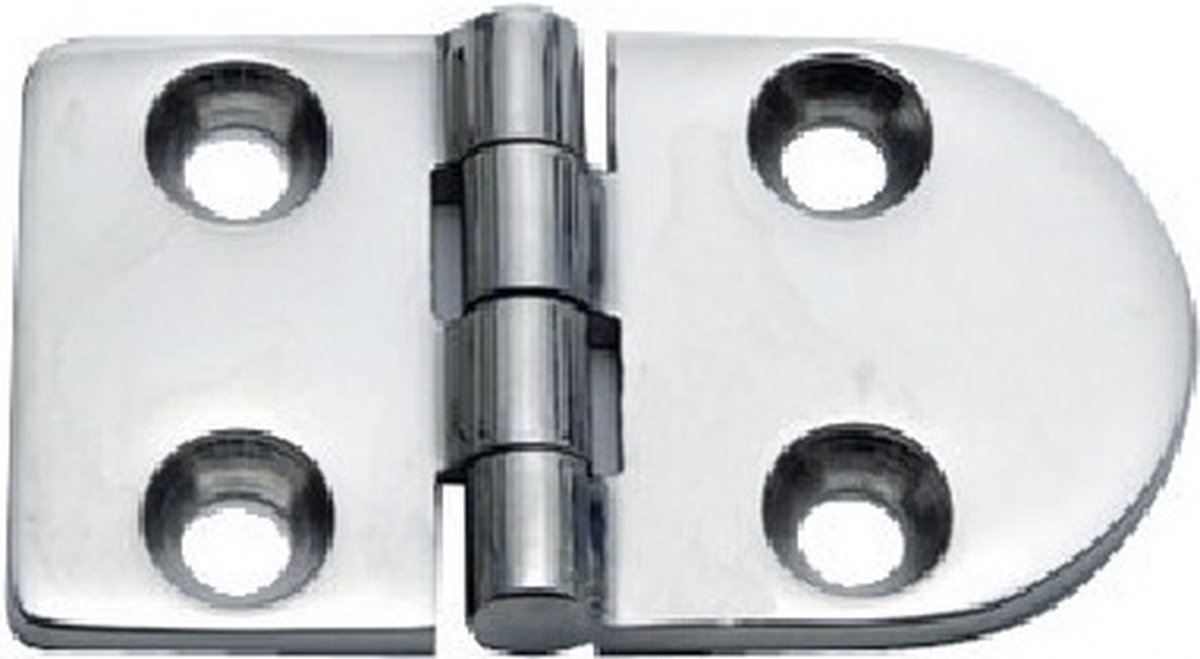 Luikscharnier - 70x40x4 - Rvs 316 - Knoop boven