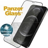 PanzerGlass - Screenprotector geschikt voor Apple iPhone 12 Glazen | PanzerGlass Edge to Edge Screenprotector - Case Friendly - Zwart