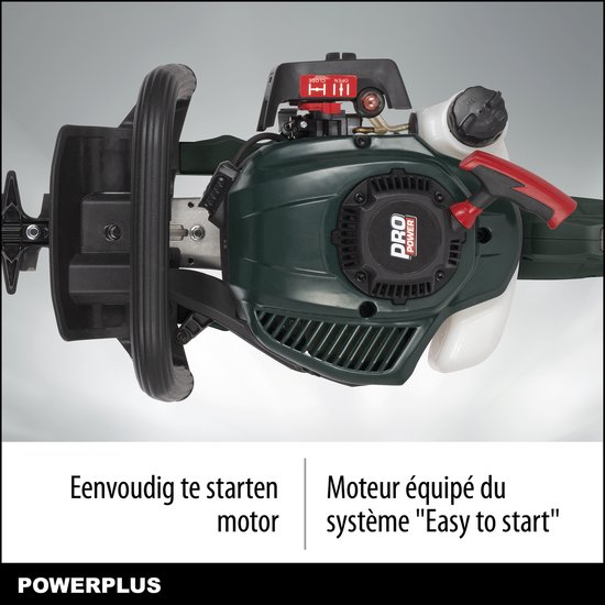 Powerplus Benzine Heggenschaar POWPG30110 - Benzine haagschaar van 22,2 cc, mes van 610 mm en afstand van 27.5 mm, tuingereedschap voor het knippen van struiken, heggen en planten van Powerplus — afbeelding 5
