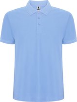 Polo unisexe homme manches courtes bleu clair marque Pegaso Roly taille 4XL