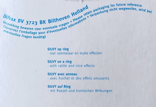Silvy op ring - Rammelaar - Difrax van Difrax — afbeelding 2